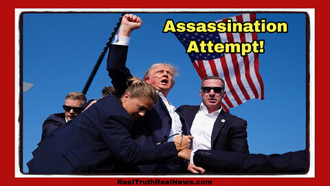 💥🇺🇸 Assassination Attempt at President Trump's Rally Today ‼️‼️ Trump Hit in the Ear and is OK - Shooter is Dead as Well as a Trump Supporter