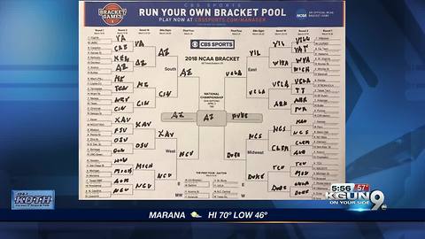 John McCain's bracket for NCAA Men's Basketball March Madness has UA winning it all