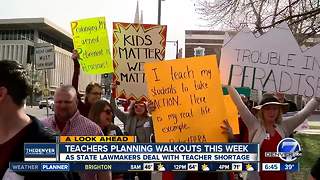 Several Colorado school districts cancel class for teacher walkouts this week
