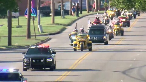 Procession for Fort Hood soldier Gregory Morales