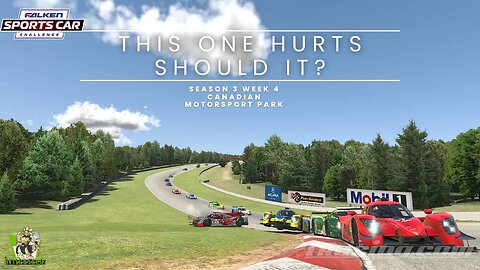 Falken Tyres Sports Car Challenge Season 3 Week 4 : Canadian Motorsport Park : This one Hurt