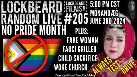 LOCKBEARD RANDOM LIVE #205. No Pride Month