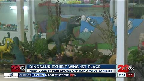 Dinosaur exhibit at the Kern County Fair