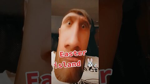 I Belong On Easter Island 🐰🏝️#glasgow #scotland #uk #easter #easterisland