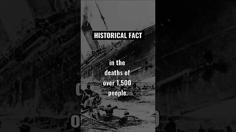 The RMS Titanic sank in 1912 after hitting an iceberg, resulting in the deaths of over 1,500 people.