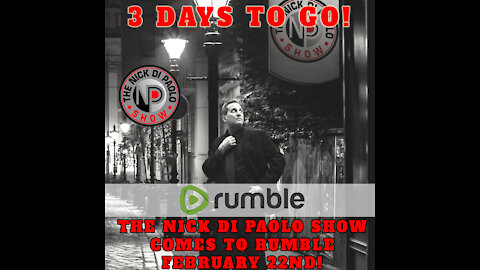 3 Days to Go Until Nick Di Paolo Comes to RUMBLE!
