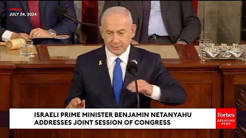 Prime Minister Benjamin Netanyahu Delivers Fiery Address To Joint Session Of Congress