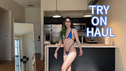 [4K]Try on Haul/Bikini