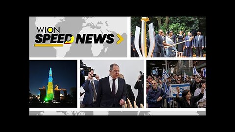 Russian FM Sergei Lavrov visits China | Jordan dispatches fresh Gaza aid | WION Speed News