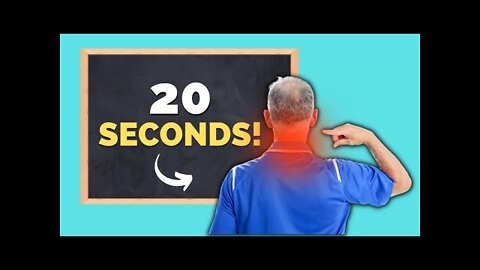 Stop Neck Pain In 20 Seconds, NO COST & Simple!