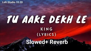 Tu Aake dekh le lofi (slowed+ reverb) | King | Bollywood Hindi song | chill | relaxing | Sad song