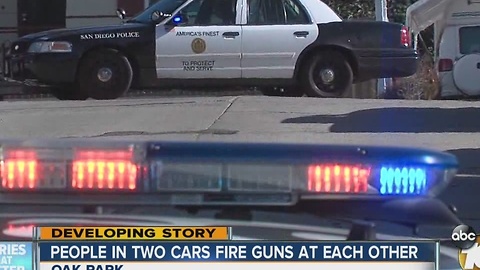 Police investigate report of vehicle-to-vehicle gunshots in Oak Park