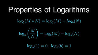 Properties of Logarithms With Examples #mathematics #algebra #precalculus