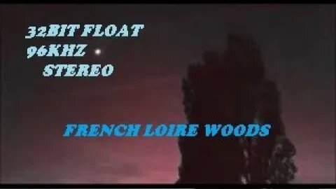 HI RES 32 bit float 96 khz STEREO NATURE AUDIO FRENCH LOIRE WOODS through the colours of dawn