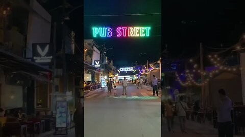 Top choice for hangout in Siem Reap-so called PUB STREET