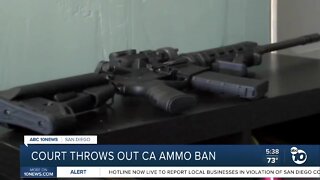 Court throws out ban on high-capacity ammunition magazines