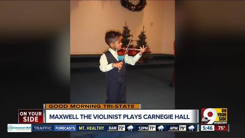 Local teen violinist practices 2-4 hours a day and hopes to play professionally