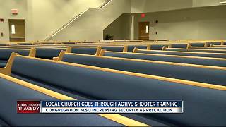 Police urging local churches to heighten security following Texas attack