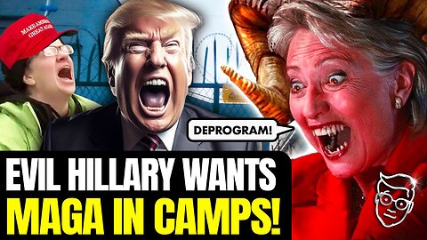 Hillary Clinton Demands 'Formal DE-PROGRAMMING' of Trump Supporters | 'MAGA is a Cult' | GULAGS?!