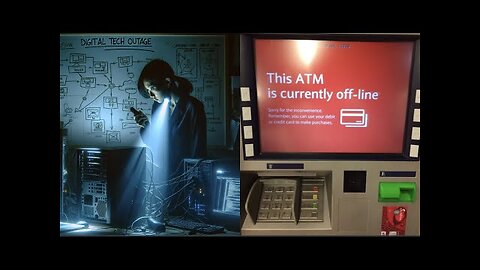 WARNING! WORLDWIDE TECH CHAOS HAPPENING RIGHT NOW IS A TEST RUN! BANKS, 911, HOSPITALS ALL OFFLINE!