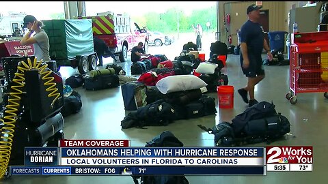 Oklahomans helping with Hurricane Dorian relief effort