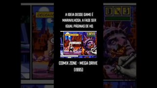 Comix Zone - Mega Drive (1995) #nostalgia #retrogamer #anos90 #segagenesis #sega #megadrive
