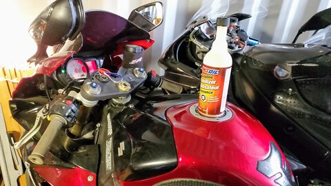 GSXR600 Re-Winterize AMSOIL Fuel Stabilizer | Irnieracing 2021