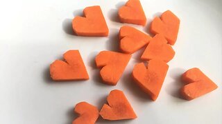 Heart Shaped Carrots