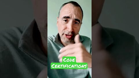 Code Certifications - are they important?