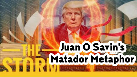 Juan O Savin’s Matador Metaphor ~ FBI & DOJ ~ Cabal #Patriot Underground