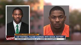 USF football player arrested for sexual battery after on campus incident