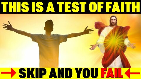 BEWARE OF FAILING GOD IN YOUR TEST OF FAITH