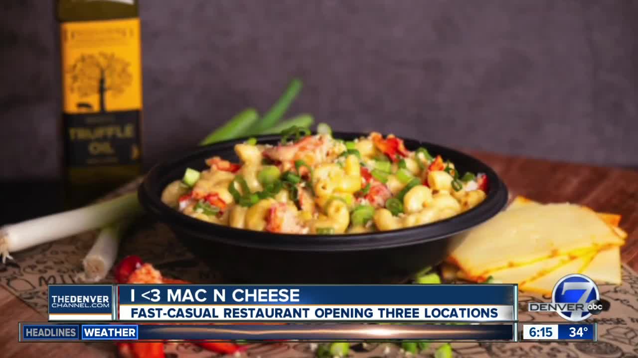 Build-your-own macaroni and cheese restaurant coming to downtown Denver, Boulder, Stapleton