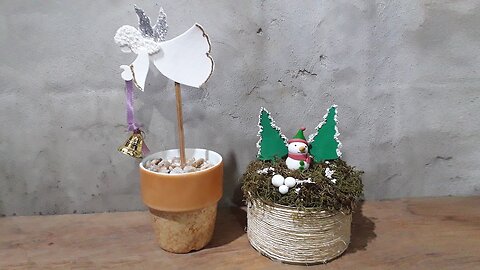 DIY - 2 IDEIAS DE DECORAÇÃO PARA O NATAL @lucibuzo