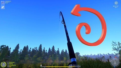 Catching the first fish with a new fishing feeder rod, Russian Fishing 4 game pc