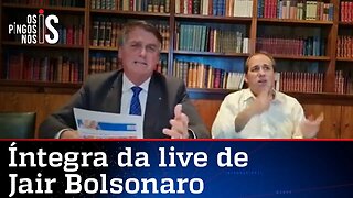 Íntegra da live de Jair Bolsonaro de 14/10/21