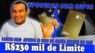 ELE FOI APROVADO com o MAIOR LIMITE de credito no banco BRB QUE JA vi aqui no canal! VEM CONFERIR