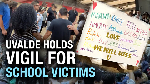 Uvalde holds vigil honoring victims of Robb Elementary shooting