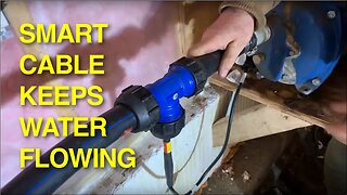 FREEZE-PROOF WATER LINE: Watch Self Regulating Heating Cable Installation