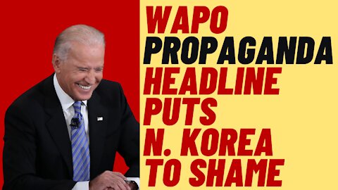 HILARIOUS Propaganda Headline From The Washington Post On Biden Stimulus