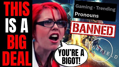 Starfield Controversy GETS WORSE | Woke Activists BAN MODS That Remove Pronouns After Viral Rant