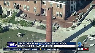 Explosion injured three at McDonogh School in Owings Mills
