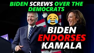 Biden SCREWS Over The Democrat Party! DROPS OUT And ENDORSES Kamala Harris 😂 HUGE WIN For Trump!