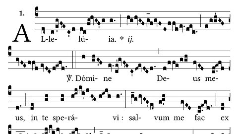 Alleluia. Domine Deus meus - Alleluia for the 2nd Sunday post Pentecost