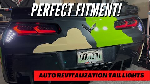 Auto Revitalization Tail Light Install on C7 Corvette ***PERFECT FITMENT***