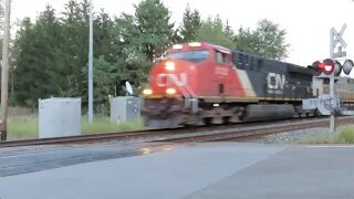 CSX K677 Tanker Train with CN Power from Lodi, Ohio October 5, 2021