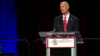 Gov. Rick Scott speaks at hurricane conference in West Palm Beach