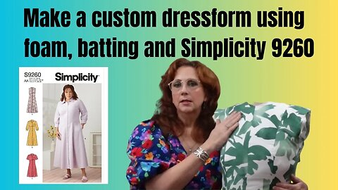 Make a Custom Dress Form using Simplicity 9260