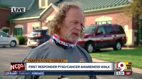 First responder PTSD/cancer awareness walk