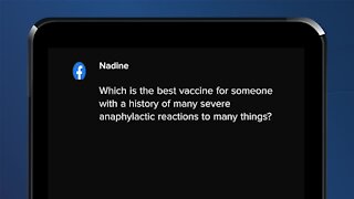 Which is the best vaccine for someone with a history of severe anaphylactic reactions to many things?